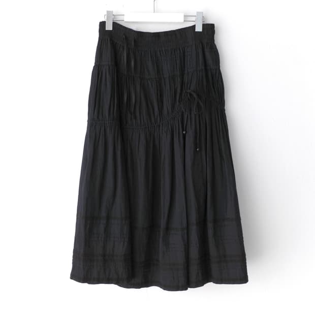 shirring string skirt 