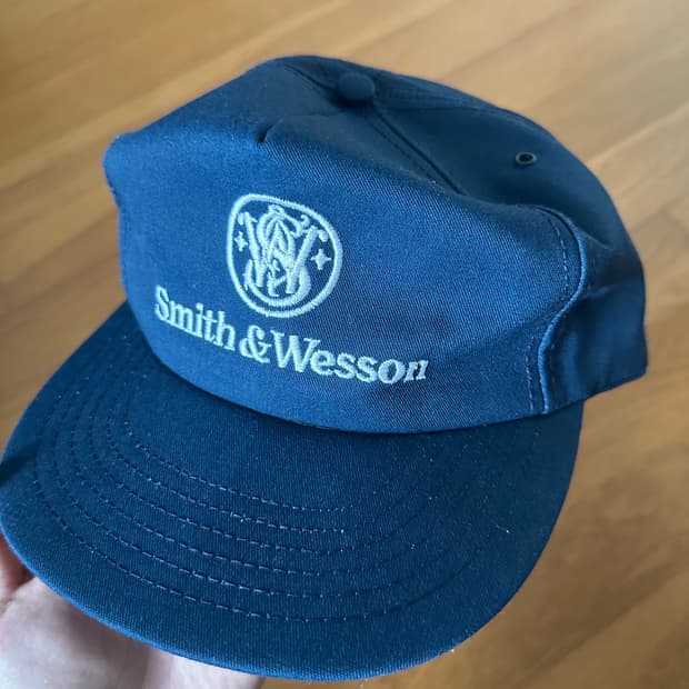 [OS] 빈티지 스미스앤웨슨 모자 네이비