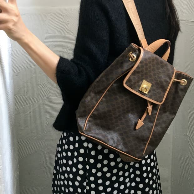 CELINE 셀린느 마카담 PVC 백팩