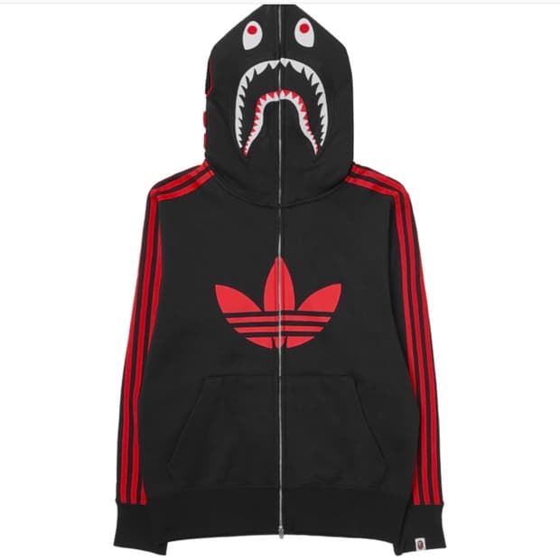 삽니다)  아디다스 베이프 샤크 후드집업