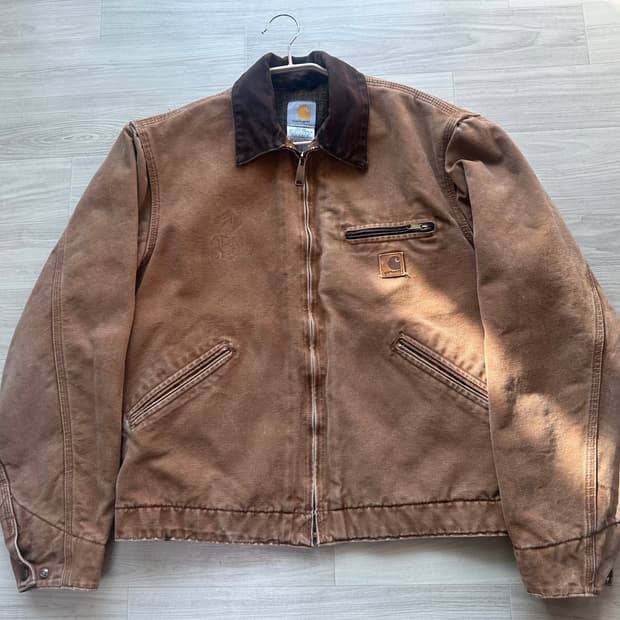 칼하트 디트로이트 자켓 j97 brn M