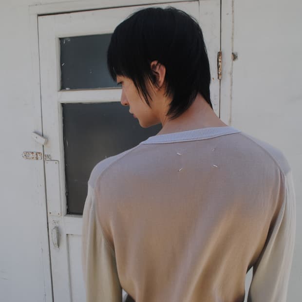 Margiela 2007 멀티 컬러 V neck knit