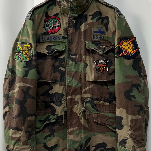 폴로 랄프로렌 BDU 베트남전 특수부대 M65 필드자켓