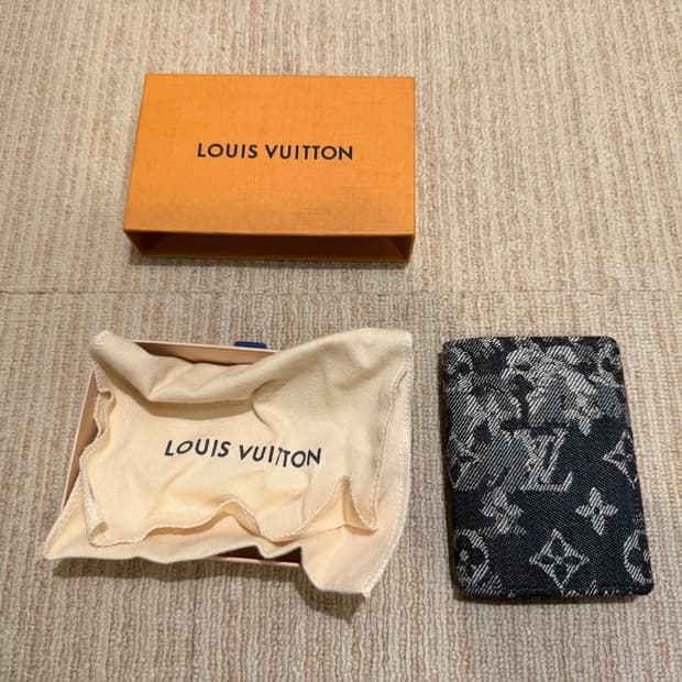 루이비통 태피스트리 데님 한정판 오거나이저