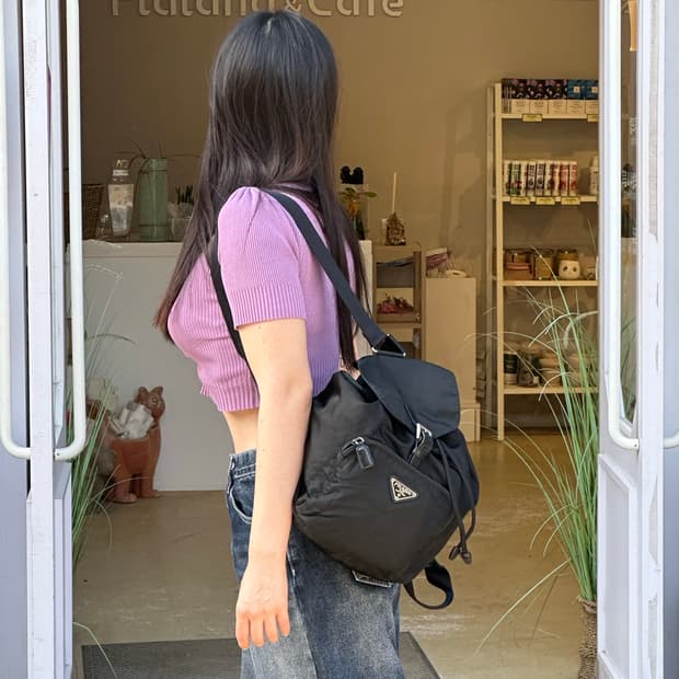 프라다 원포켓 포코노 나일론 백팩