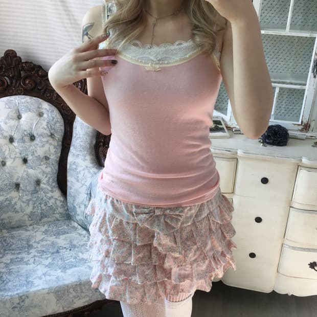 jpn vintage pink princess sleeveless