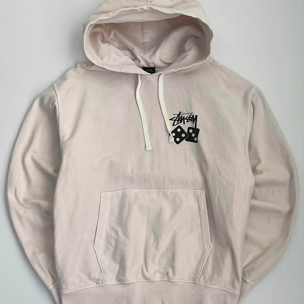 [M] 스투시 다이스 로고 풀오버 후드티 스웻 셔츠
