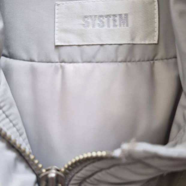 SYSTEM 브랜드의 여성  볼륨 롱패딩 