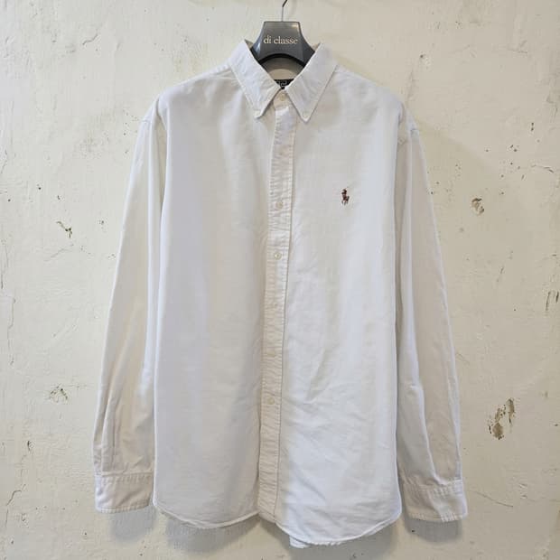 폴로 랄프로렌 화이트 크래식핏 셔츠 L