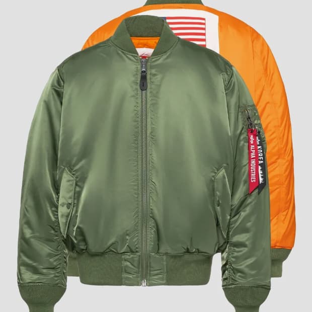 L) 알파인더스트리 MA-1 레귤러 블러드칫 세이지 그린