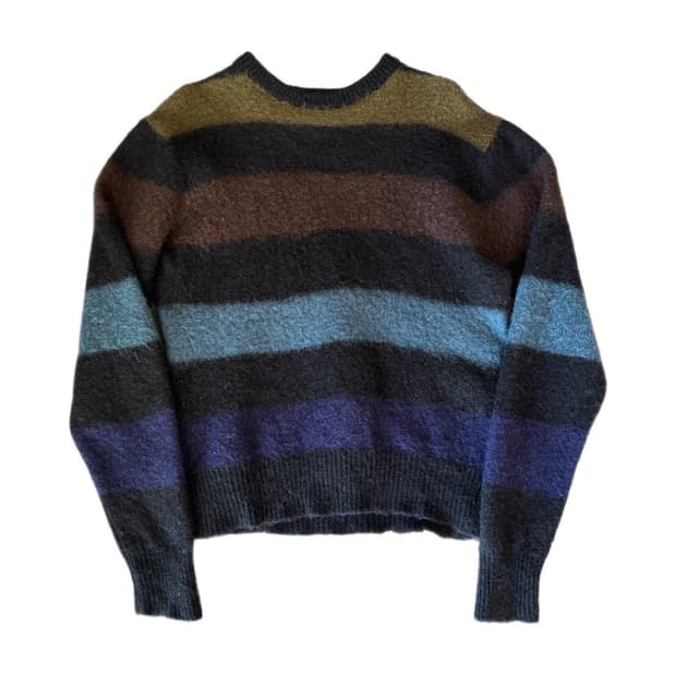 00s Stussy striped wool sweater