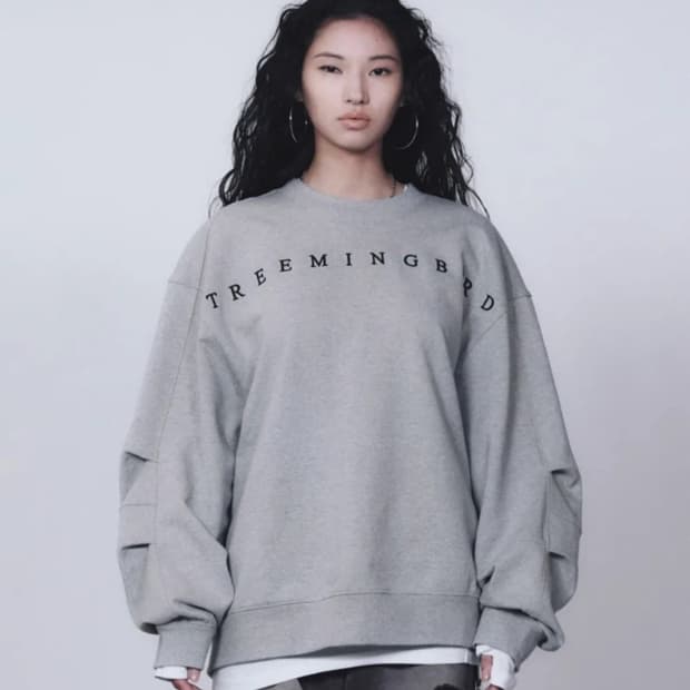 트리밍버드 Horizon Logo Sweat Shirt 멜란지