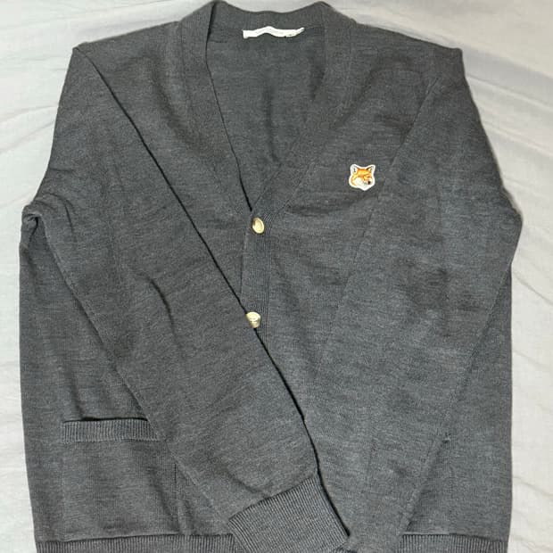 메종키츠네 가디건