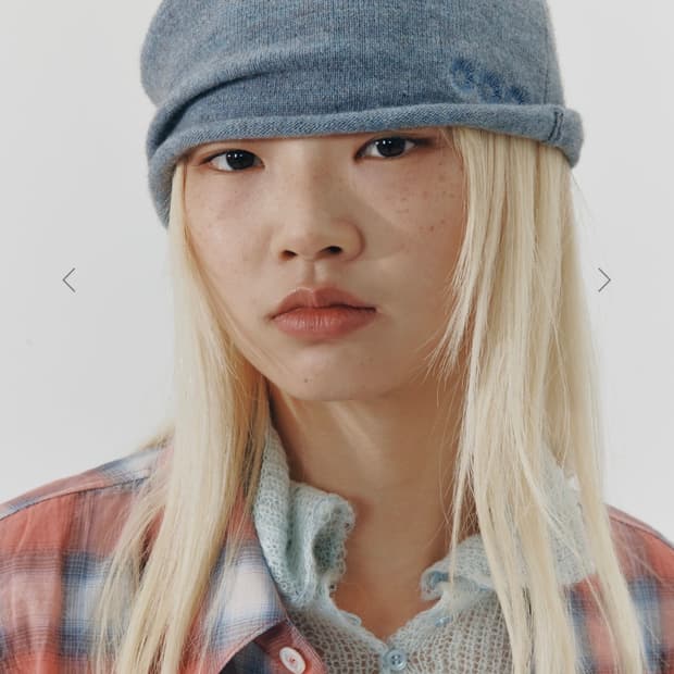 999휴머니티 롤 비니 인디블루