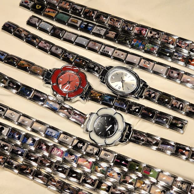 시계 맞춤제작/이탈리안 참 팔찌 italian charm bracelet