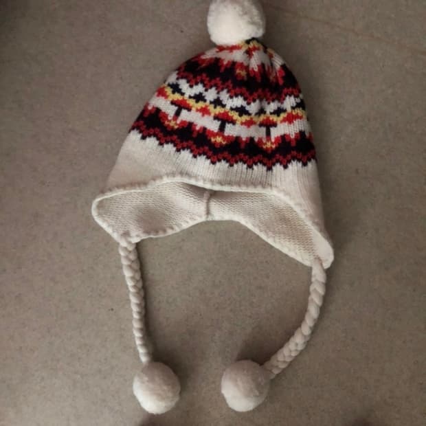 울 100% 트레퍼헷 비니