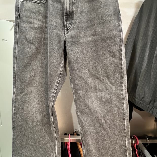 리바이스 실버탭 그레리 워시드 데님팬츠 루즈핏