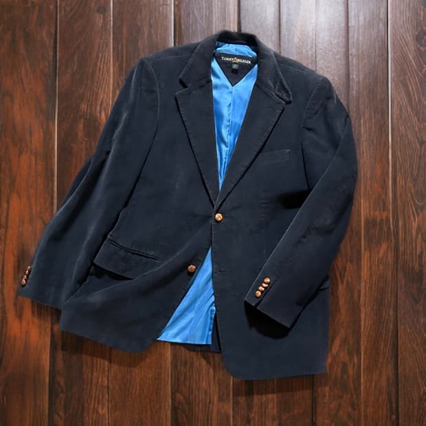 00s 타미힐피거 코듀로이 테일러드 블레이저