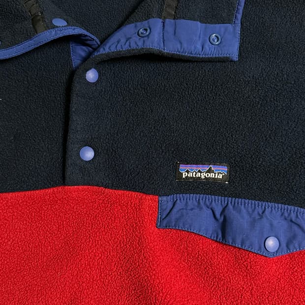10s 파타고니아 신칠라 스냅티 네이비 레드 XL