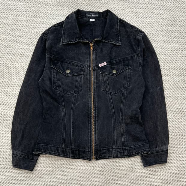 게스 투포켓 데님 집업 자켓 r2484
