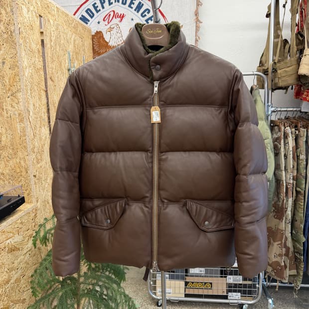 프리즘웍스 양가죽 구스다운 점퍼