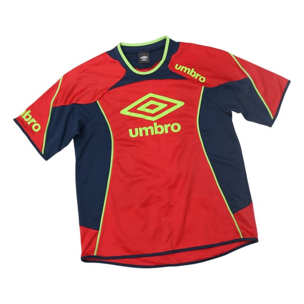 UMBRO 엄브로 빈티지 풋볼 저지 기능성 반팔 티셔츠 (L)