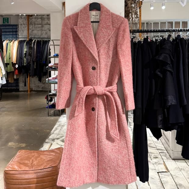 쟈딕앤볼테르 핑크 모나코 울 혼방 코트
