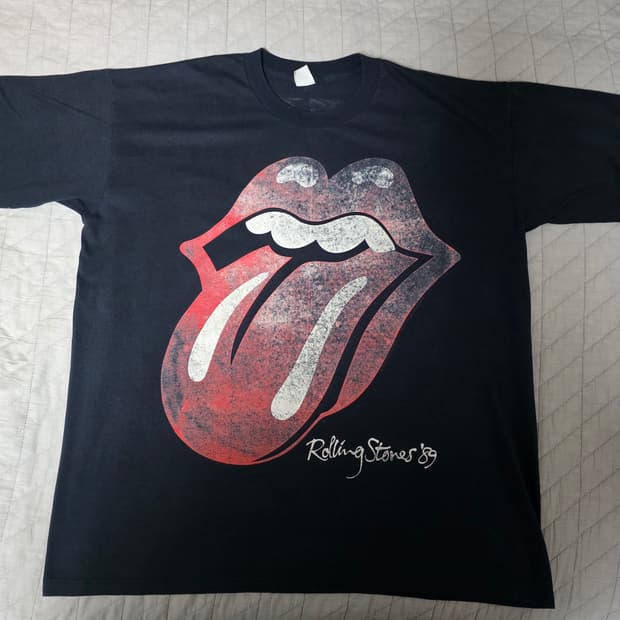 [OS] 80s 롤링스톤즈 1989 밴드티 ver. 페이딩