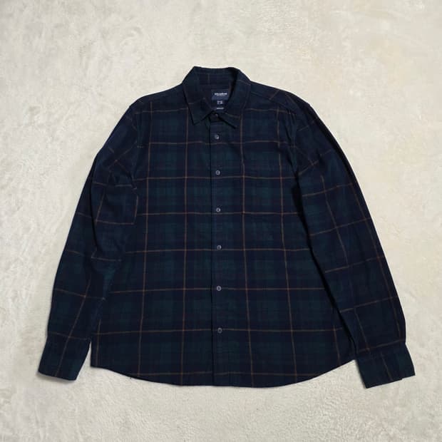 (L)폴앤베어 체크 셔츠 