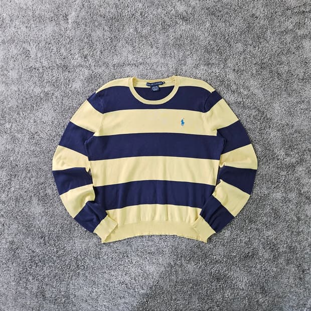 랄프로렌 스트라이프 니트