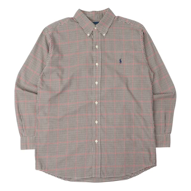 폴로 랄프로렌 브라운 체크 블레이크 셔츠