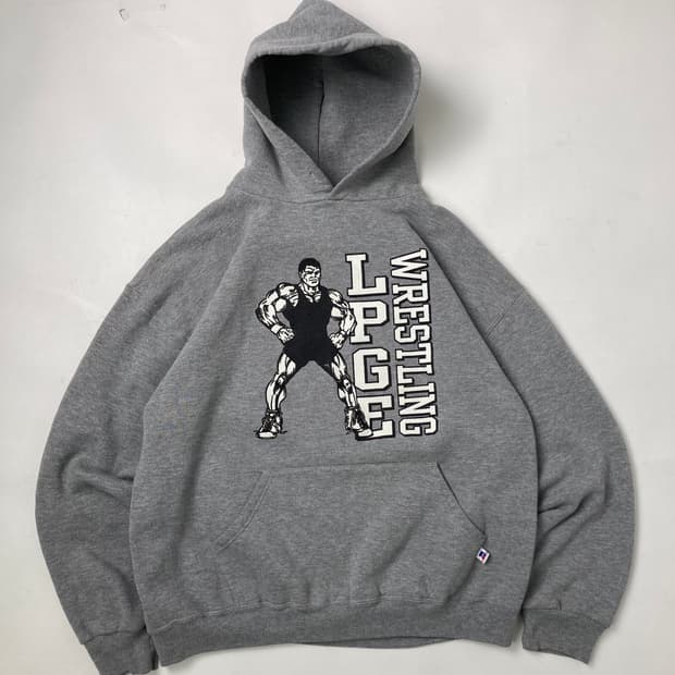 90s Russell Hoodie (heather grey)