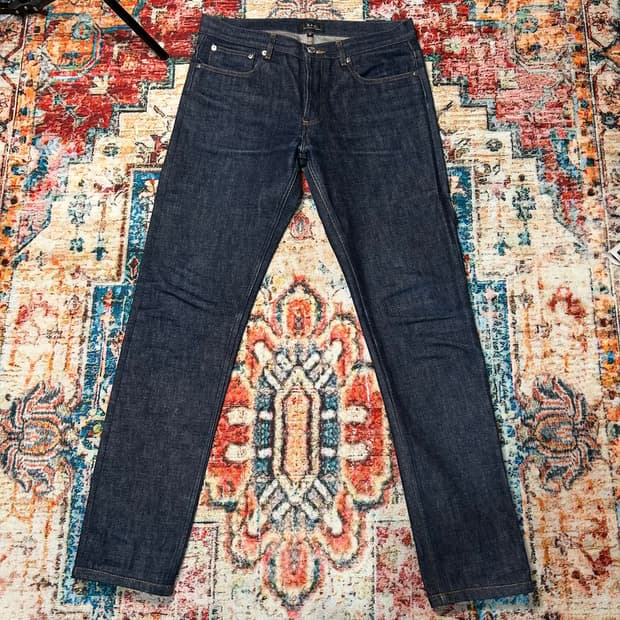 [30] APC 아페쎄 셀비지 생지 데님팬츠