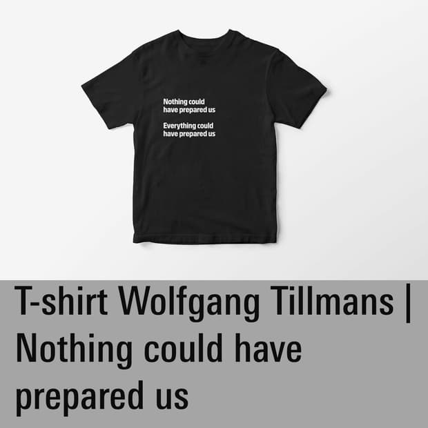 (xl) wolfgang tillmans 볼프강 틸만스 퐁피두 티셔츠