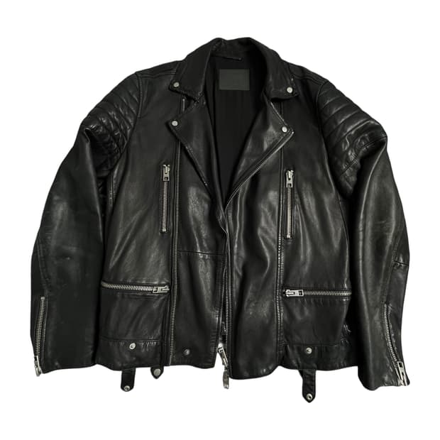 ALLSAINTS 올세인츠 가죽 라이더 자켓 블랙