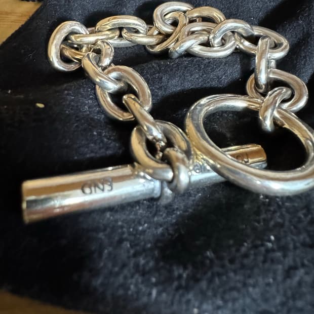 2025논네이티브 x END 체인 굵은 프리사이즈 925실버 한정판