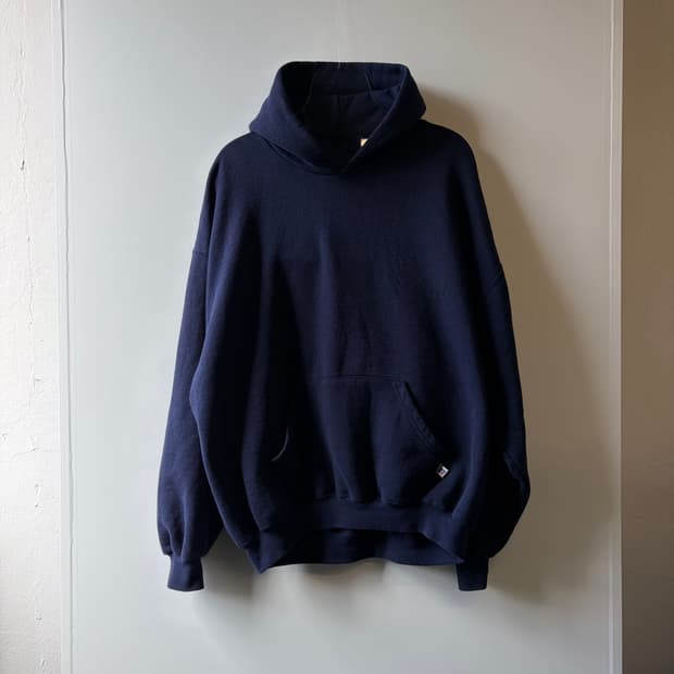 90s 러셀 에슬레틱 50/50 후디 네이비