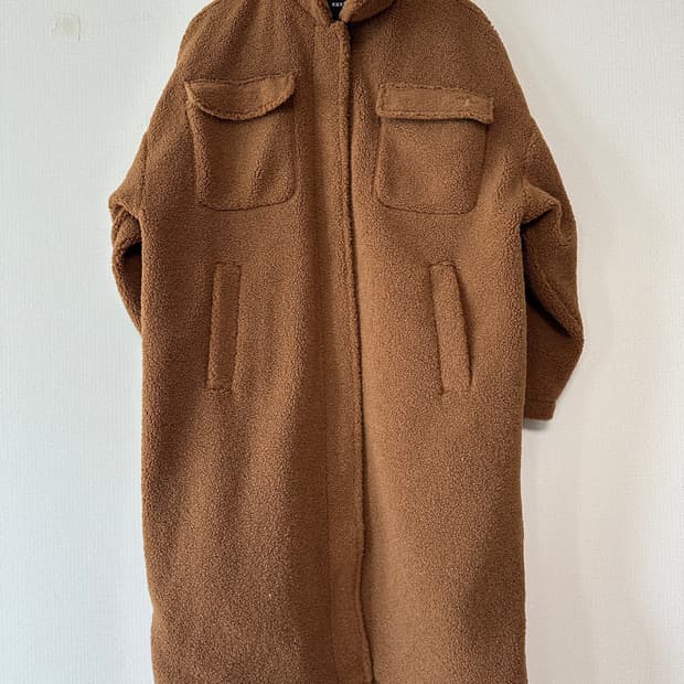 젝시믹스 쉐르파 코지 롱 자켓 S/M 새상품