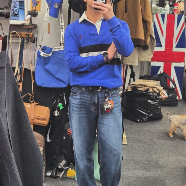 폴로 랄프로렌 럭비셔츠