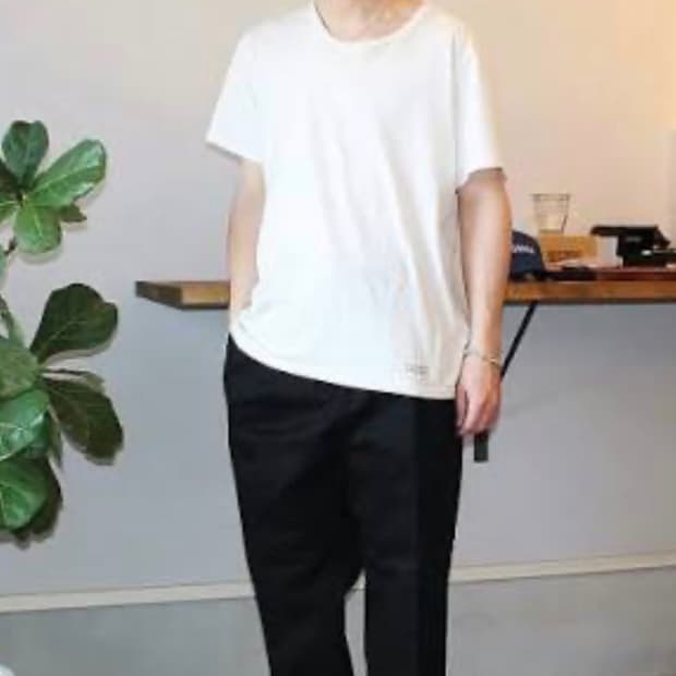 와코마리아 코튼 슬랙스 팬츠 / 블랙 - M (32)