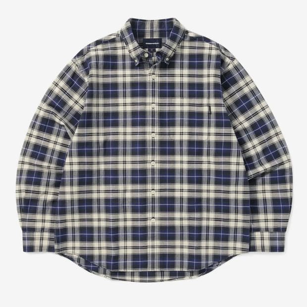 디스이즈네버댓 T.N.T. Plaid Shirt Navy S