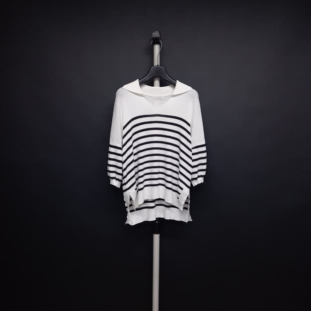 발렌시아 춘하추 레이온 7부 니트블라우스 F 44-77