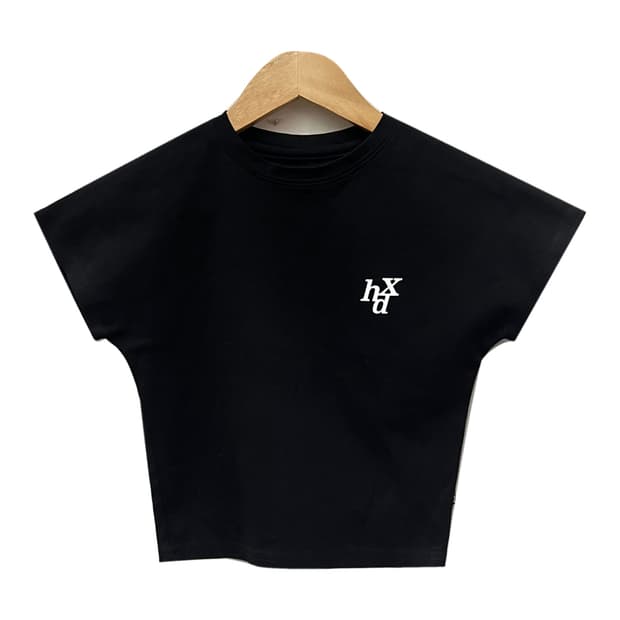 HDEX 에이치덱스 우먼스 스몰로고 크롭탑 S