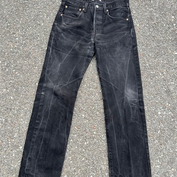 00‘s 리바이스501 블랙진 32in