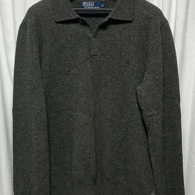 no.104 폴로 랄프로렌 램스울니트 챠콜 XL 상태s급