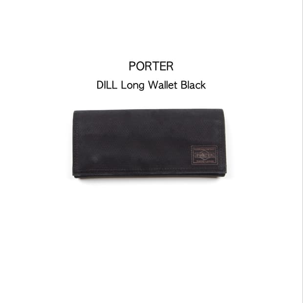 PORTER 딜 롱 월렛 블랙