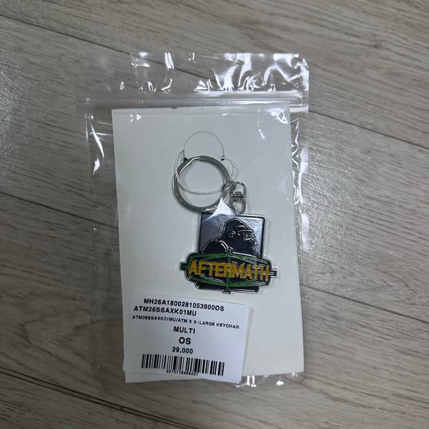 XLARGE X AFTERMATH 키체인 멀티