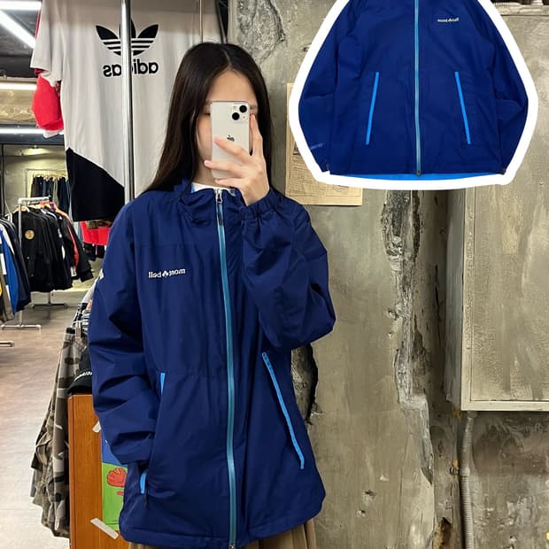 몽벨 바람막이 블루 100 #csz1073