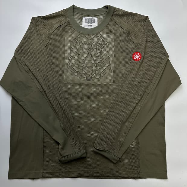 CAVEMPT MESH RAGLAN 카브엠트 메쉬 롱슬리브 티셔츠