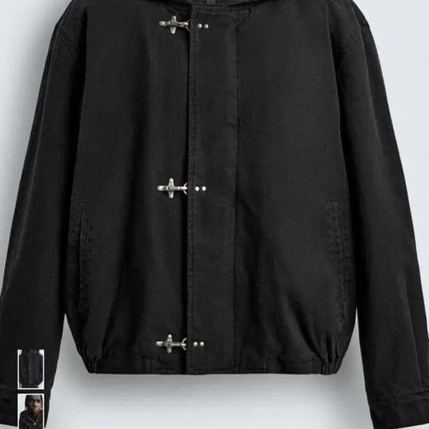 자라토글버튼후드 m사이즈 구매희망